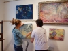 Arranging the exhibition