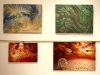 My artwork alongside De Es'