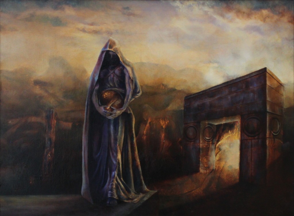 "Threshold", Leo Plaw, 80 x 60cm, oil on canvas