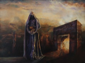 "Threshold", Leo Plaw, 80 x 60cm, oil on canvas