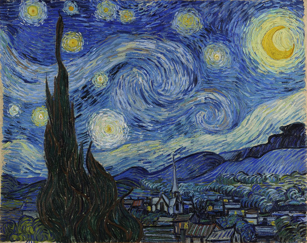 "Starry Night", Vincent Van Gogh