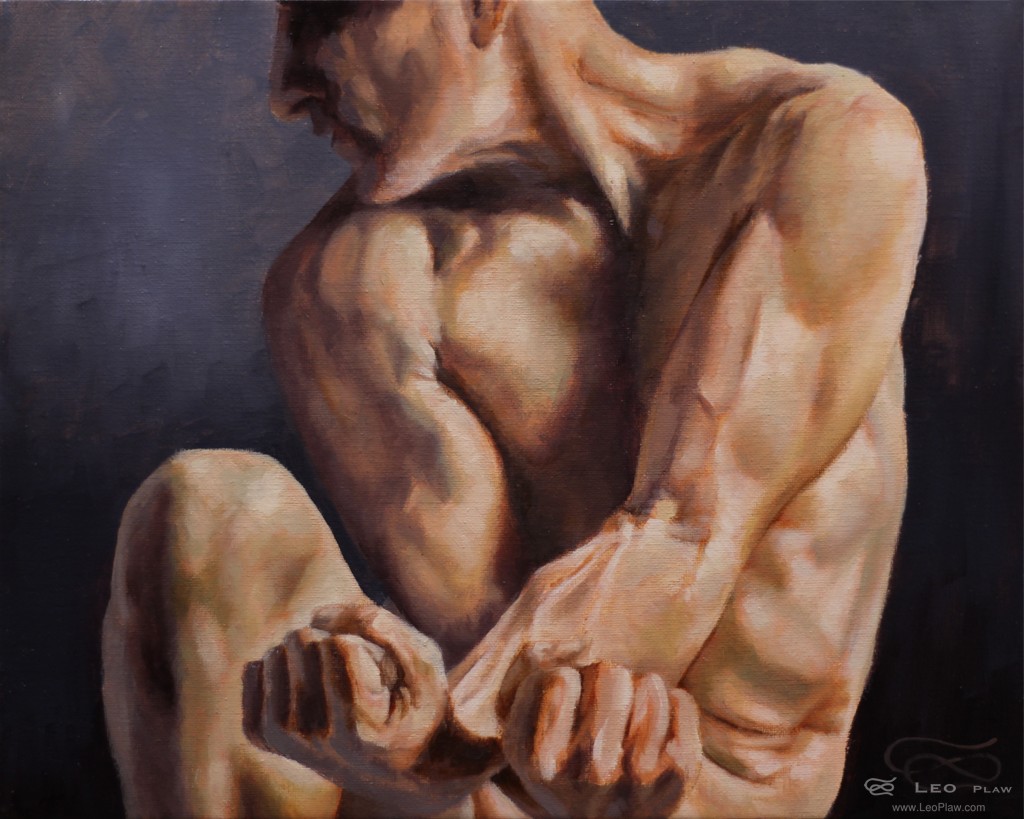 "Surrender", 30x24cm, oil on canvas
