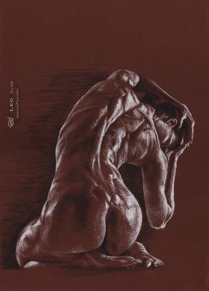 figure 12, Leo Plaw, 24 x 34cm, pencil on paper