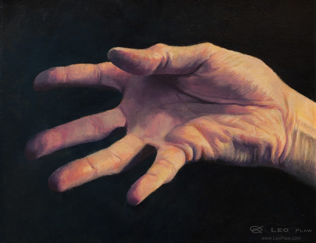 "Hands 47", 30 X 25cm, oil on canvas