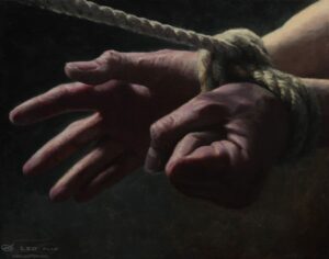 "Hands 42", 30 X 25cm, oil on canvas